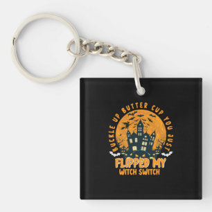 Halloween Buckle Up Batter Cup You Birthday Key Ring