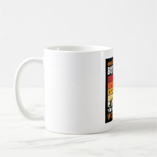 Halloween Buckle Up Buttercup Witch Switch Design Coffee Mug