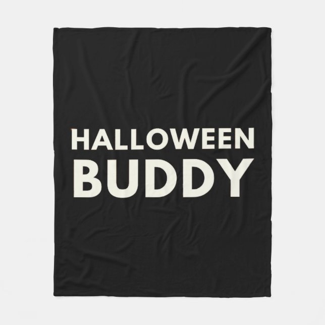 Halloween Buddy Fleece Blanket (Front)