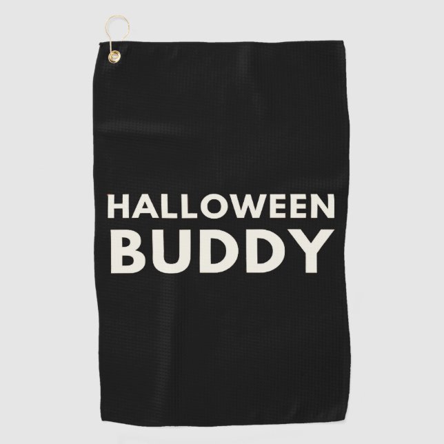 Halloween Buddy Golf Towel (Front)