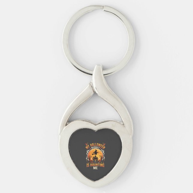 Halloween Budget Haunt Key Ring (Front)