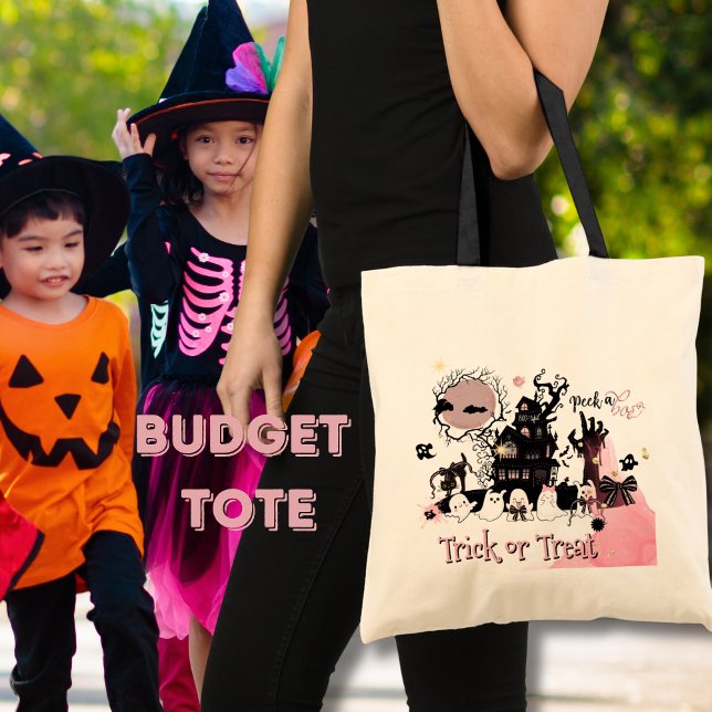 Halloween Budget Tote - Peek a Boo Haunted House (Halloween Budget Tote - Peek a Boo Haunted House)