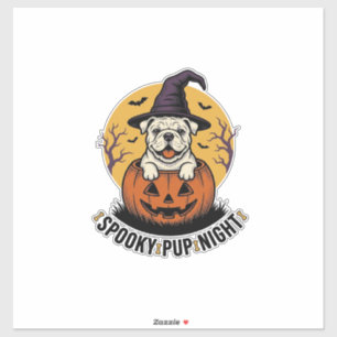 Halloween Bulldog Shirt With Vintage Pumpkin Dog A