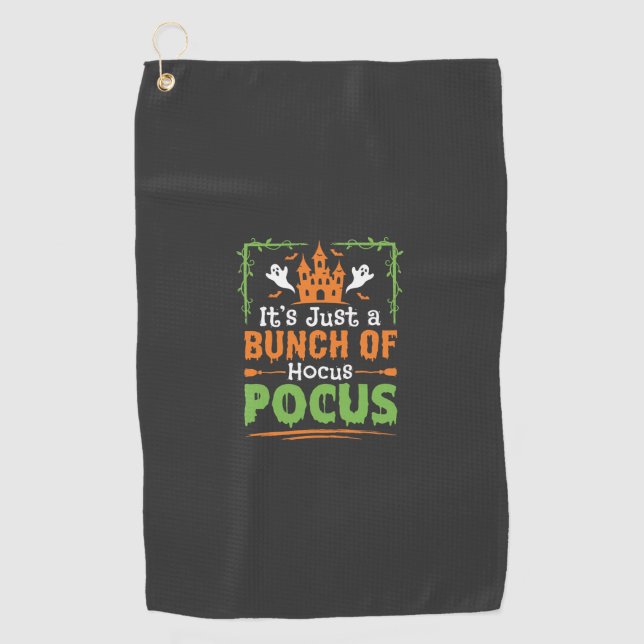 Halloween Bunch of Hocus Pocus Golf Towel (Front)