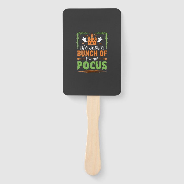 Halloween Bunch of Hocus Pocus Hand Fan (Front)