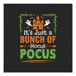 Halloween Bunch of Hocus Pocus Poster