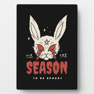 Halloween Bunny Plaque