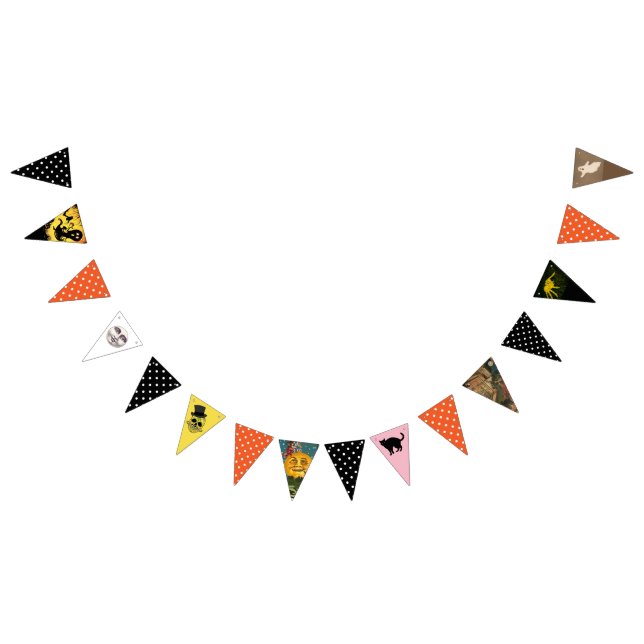HALLOWEEN bunting banner (All)
