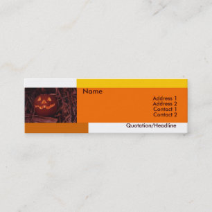 Halloween Business Card