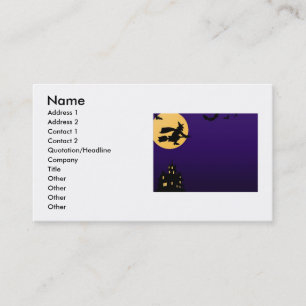 Halloween Business Card