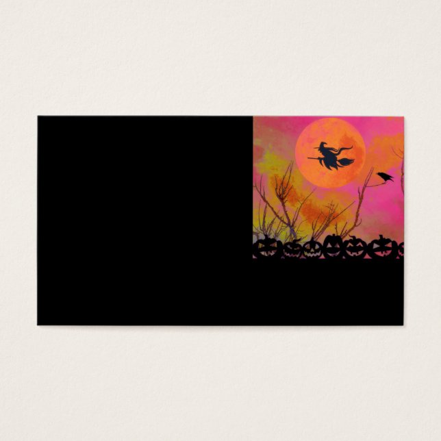 Halloween Business Card (Front)