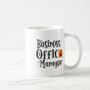 Halloween Business Office Manager Funny Front Pump Coffee Mug