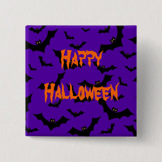 Halloween Button - Bats