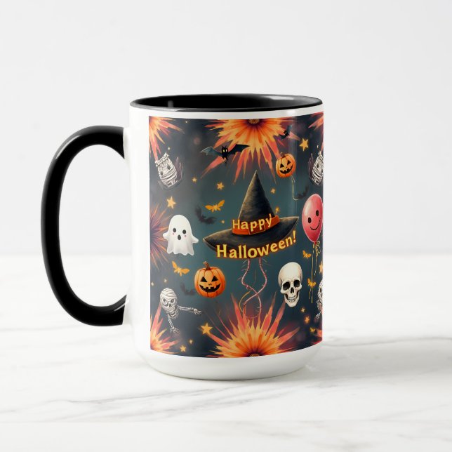 Halloween, by Natasha Us   Mug (Left)