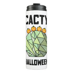 Halloween Cactus Thermal Tumbler