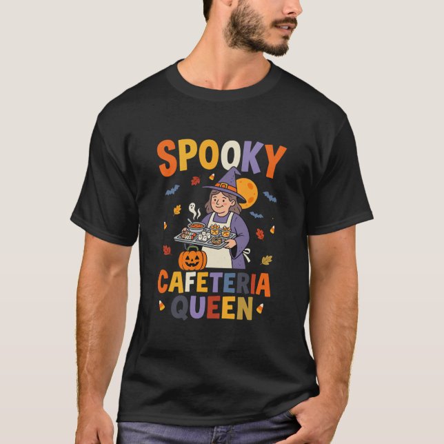 Halloween Cafeteria Queen T-Shirt (Front)