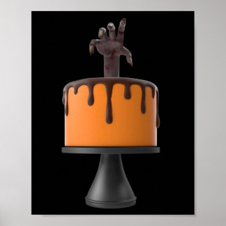 Halloween Cake Poster
