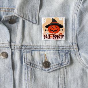 Halloween Call of Spirit 15 Cm Square Badge