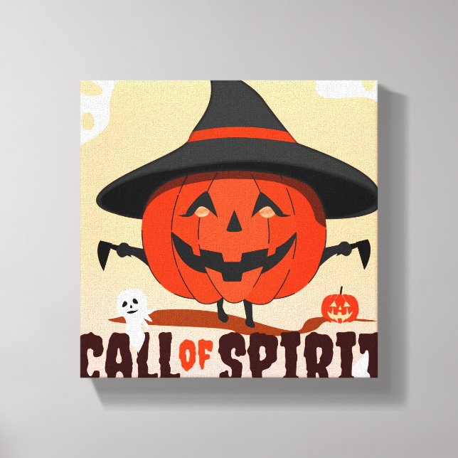 Halloween Call of Spirit Canvas Print (Front)