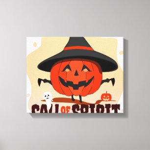 Halloween Call of Spirit Canvas Print