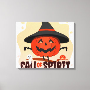 Halloween Call of Spirit Canvas Print