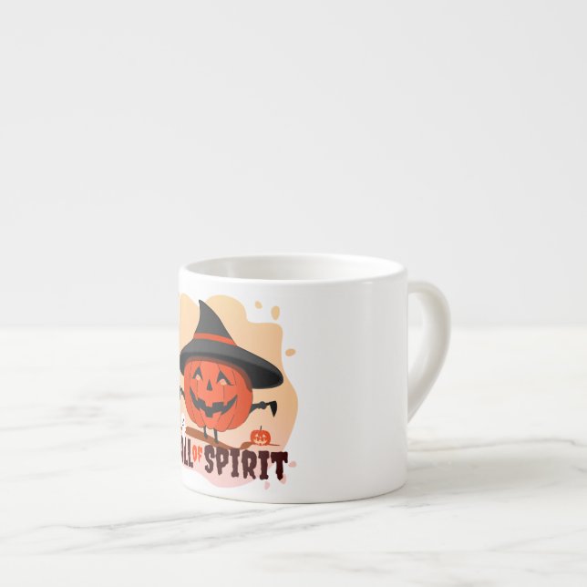 Halloween Call of Spirit Espresso Cup (Front Right)