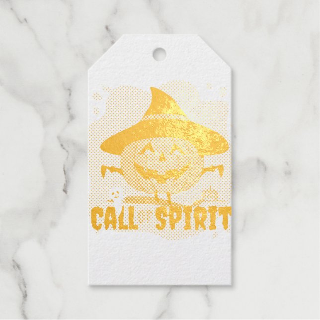 Halloween Call of Spirit Gift Tags (Front)