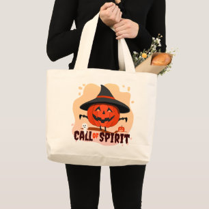 Halloween Call of Spirit Large Tote Bag