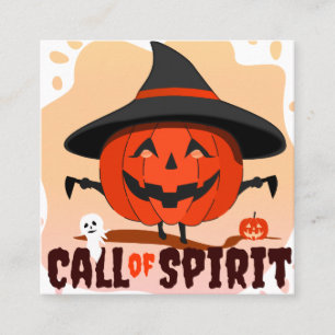 Halloween Call of Spirit Loyalty Card