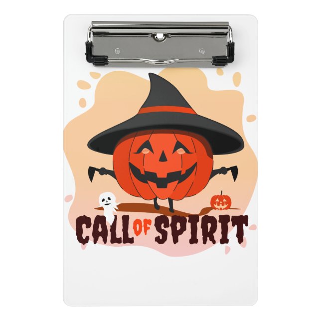 Halloween Call of Spirit Mini Clipboard (Front)