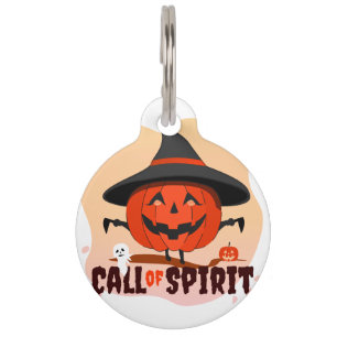 Halloween Call of Spirit Pet Tag
