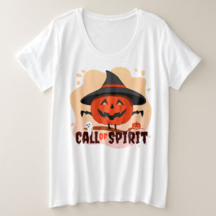 Halloween Call of Spirit Plus Size T-Shirt
