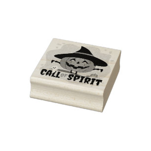 Halloween Call of Spirit Rubber Stamp