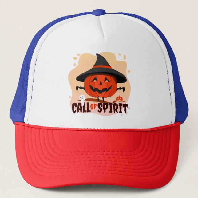 Halloween Call of Spirit Trucker Hat (Front)