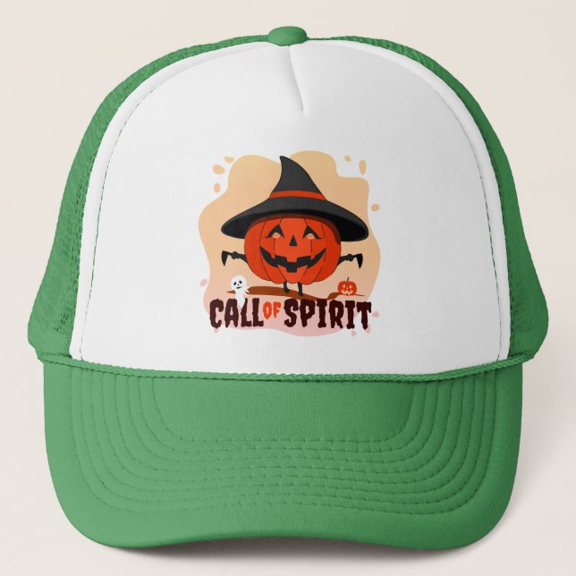 Halloween Call of Spirit Trucker Hat (Front)