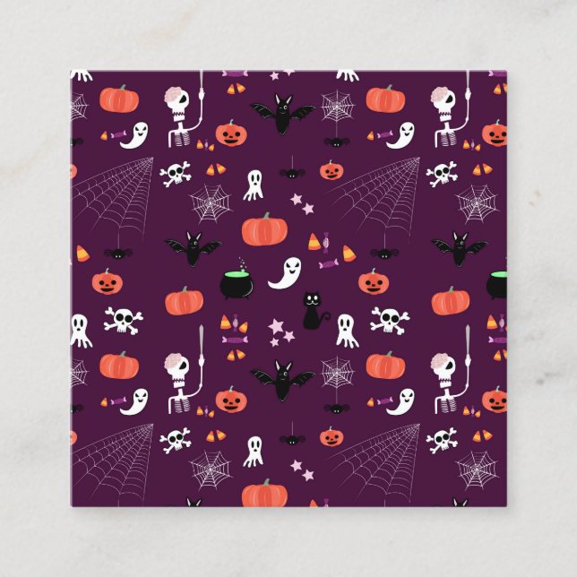 Halloween Calling Card (Front)