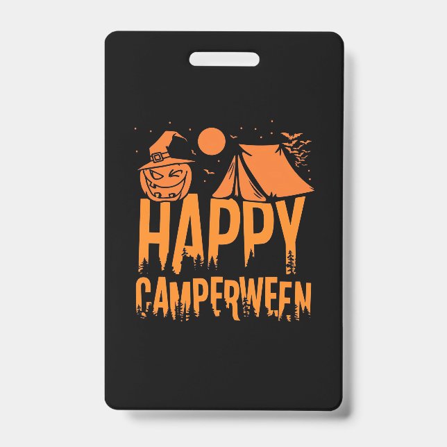Halloween Camper Nature ID Badge (Front)