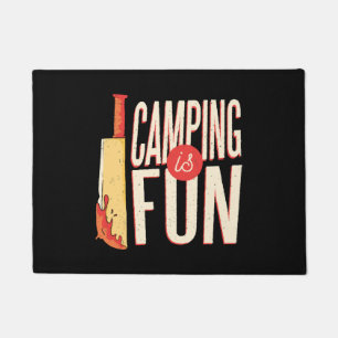 Halloween Camping  Doormat