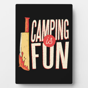 Halloween Camping Plaque