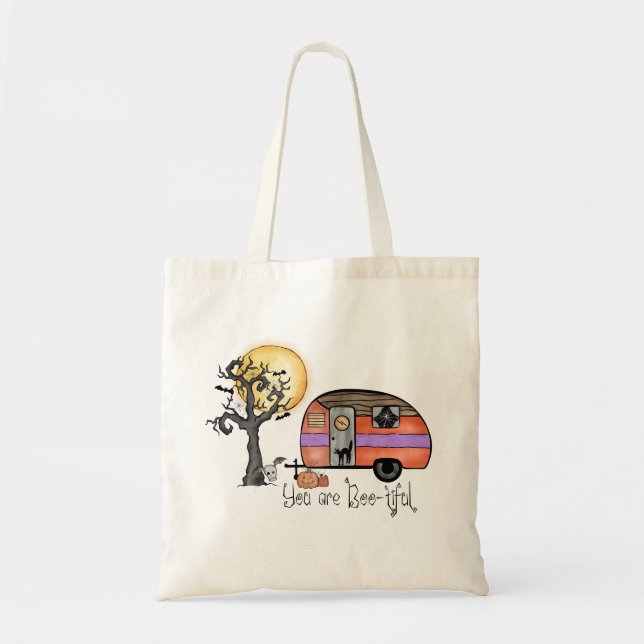 Halloween Camping | You Are Boo-tiful Tote Bag (Front)