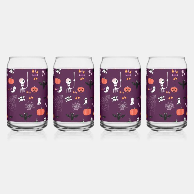 Halloween Can Glass (Front)