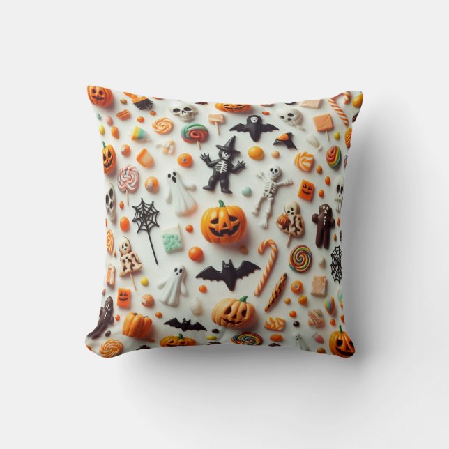 Halloween Candies Cushion (Front)