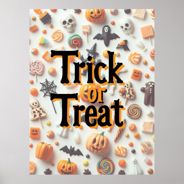 Halloween Candies Poster (Front)