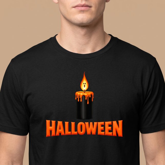Halloween Candle Flame T-Shirt (Creator Uploaded)