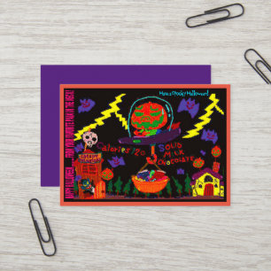 Halloween Candy Business Card