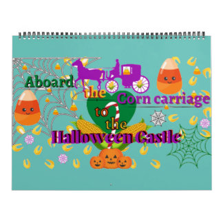 Halloween candy calendar. calendar