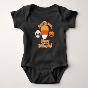 Halloween Candy Corn Baby Bodysuit