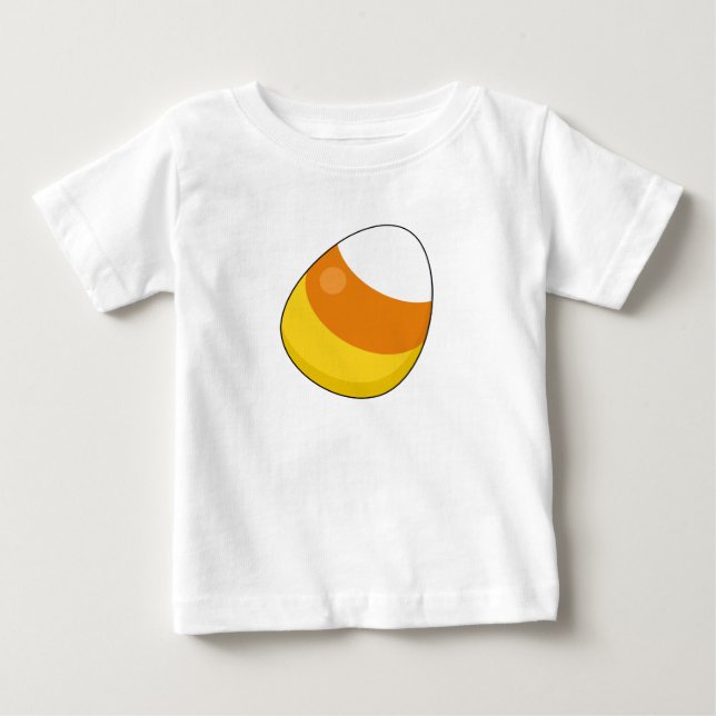 Halloween Candy Corn Baby T-Shirt (Front)