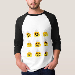 Halloween Candy Corn Bling Shirt   Candy Corn Face