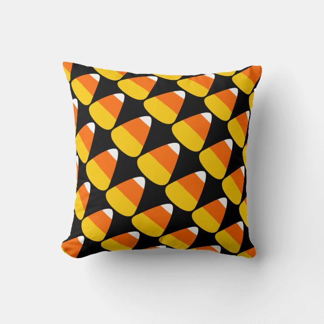 Halloween Candy Corn Cushion (Front)